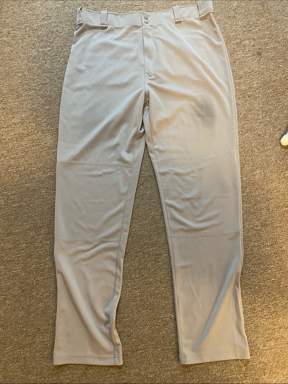 Rawlings Men's Light Gray Athletic Baseball Pants size XL adult